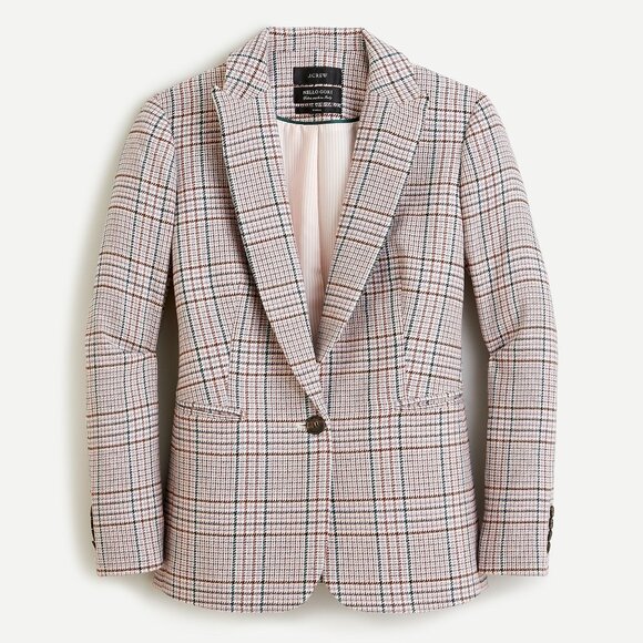 J. Crew Jackets & Blazers - J. Crew Parke Blazer in Ivory Plaid Italian Wool Size 0